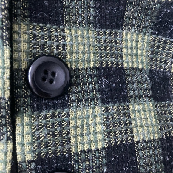 Vintage green plaid jacket - Picture 2 of 3